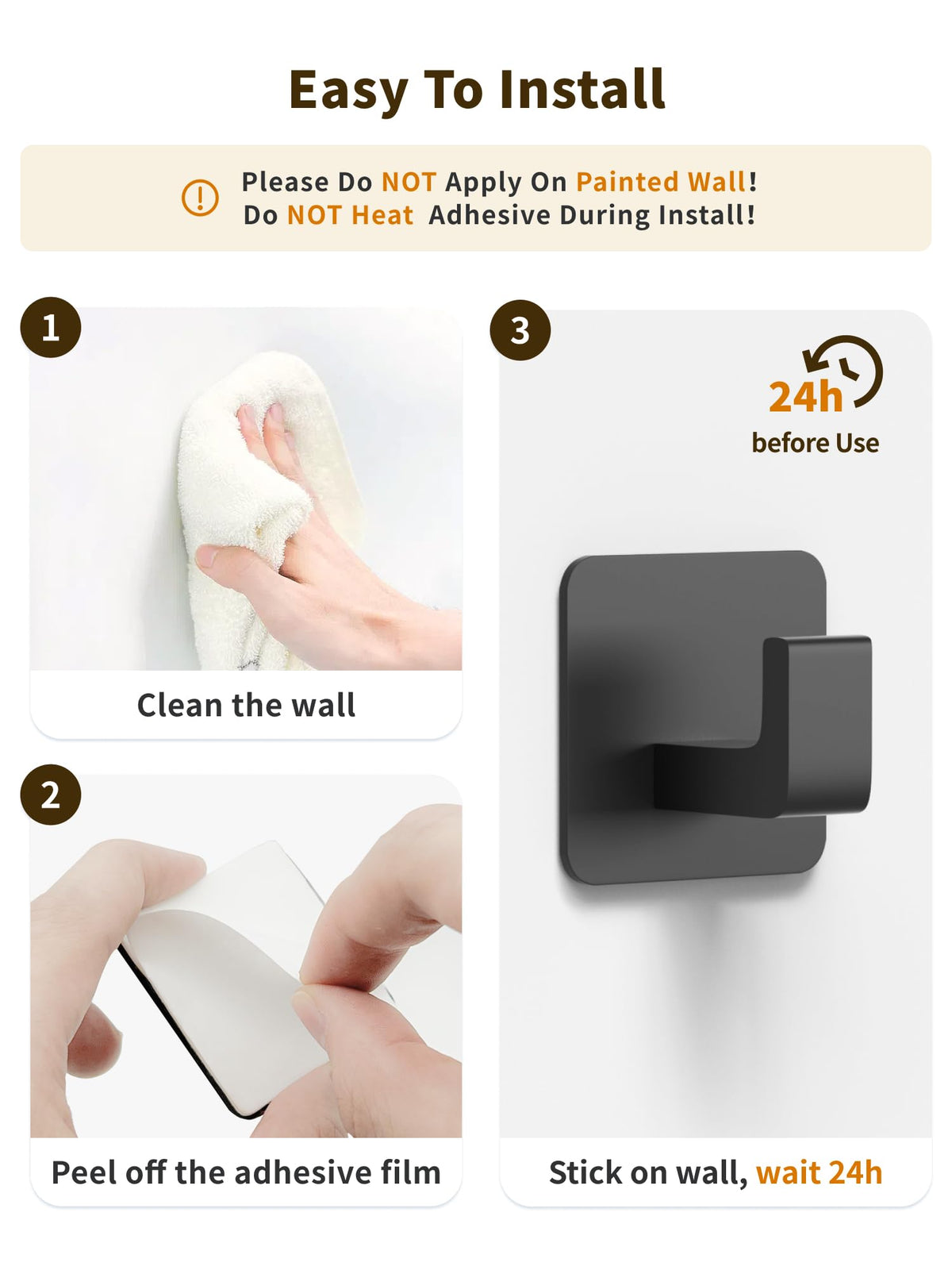 GWAAZXGZ robe, coat, and hat hook enhances entryway organization.