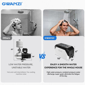 Gwanzi motor and stainless-steel core exposed for durable water delivery.