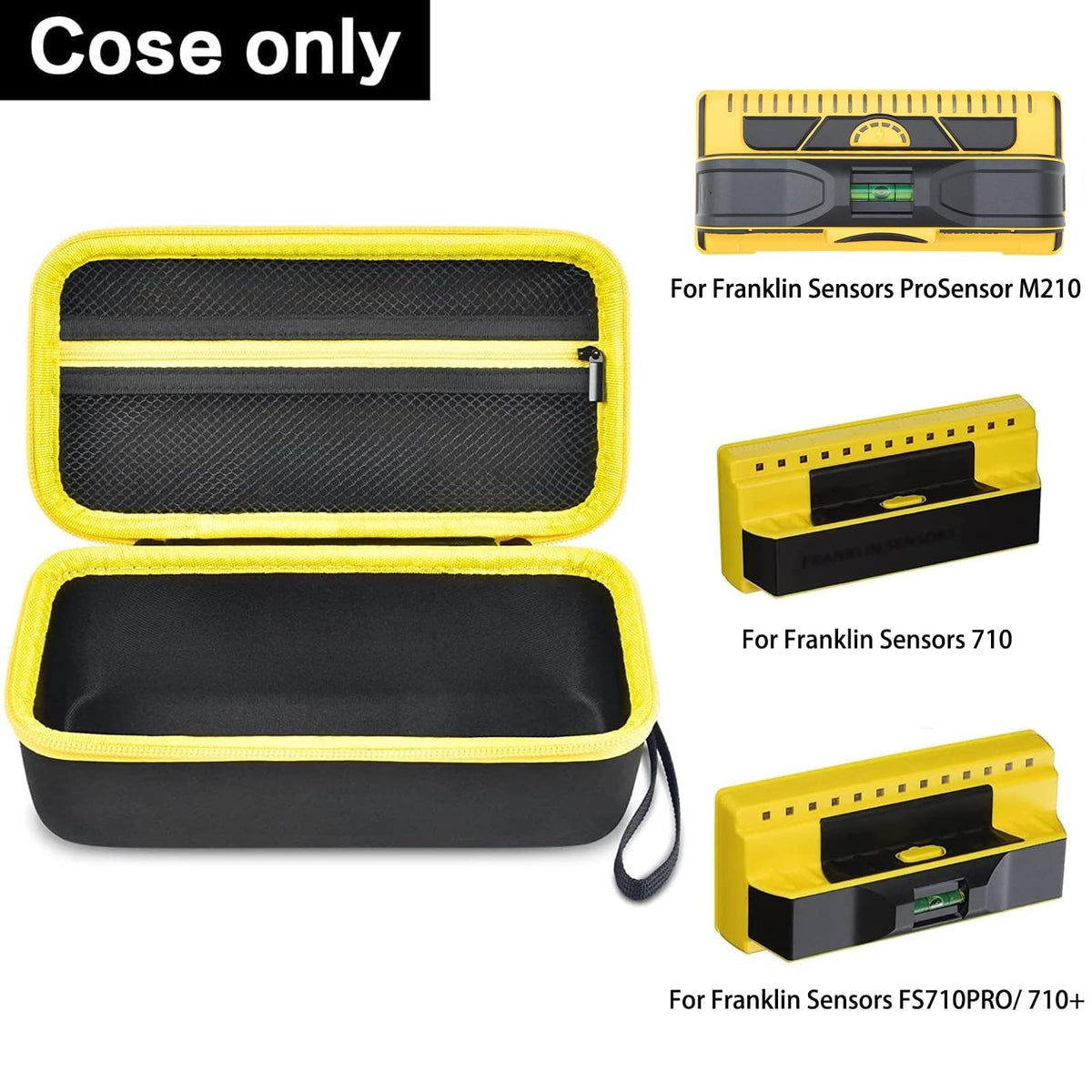 GWCASE EVA-material case protects ProSensor from dirt and scratches.