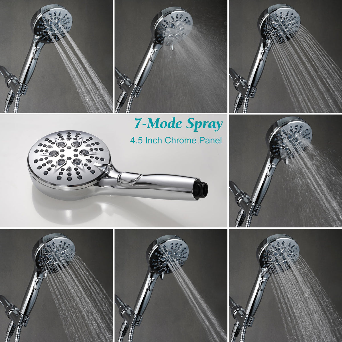 GwernKB adjustable overhead bracket keeps spray within easy reach.