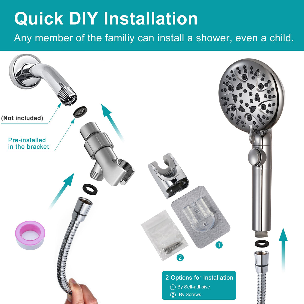 GwernKB durable ABS body resists rust for lasting use