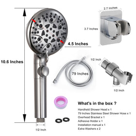 GwernKB easy no-tool installation fits standard plumbing