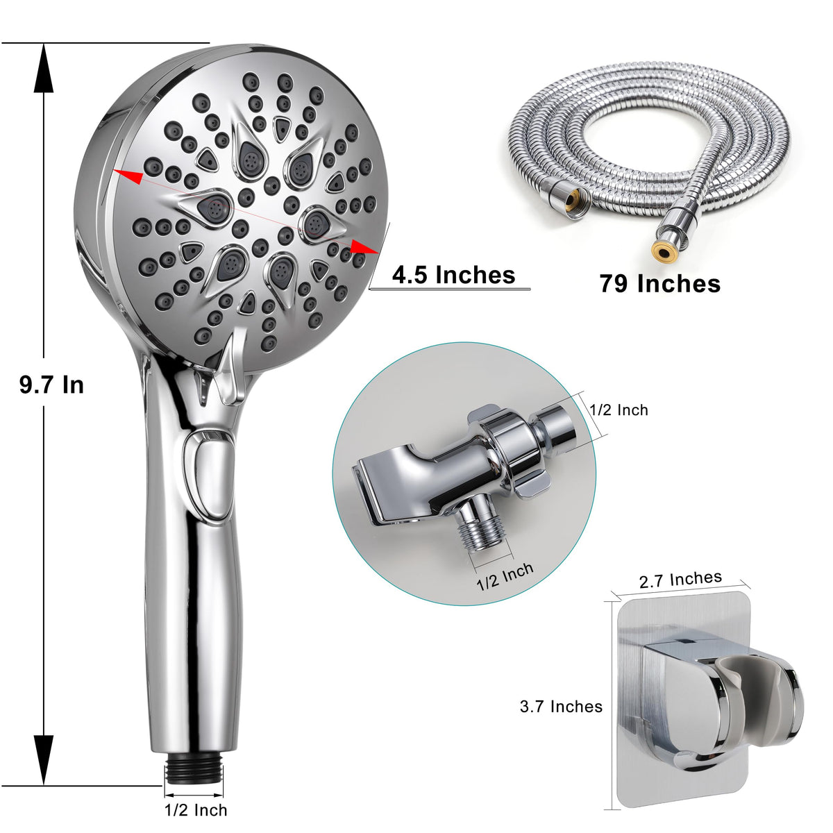 GwernKB extra adhesive wall mount for lower-height installation.