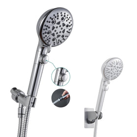 GwernKB handheld shower head with 8 modes for versatile showers