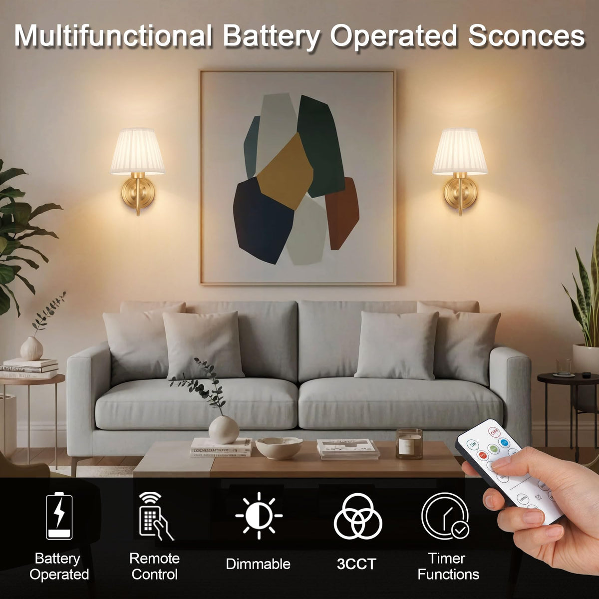 GWONER included accessories: mounting kit and charging cables