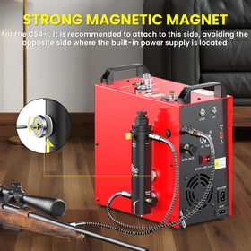 GX pump filter magnetic mounting demonstrates quick, secure adhesion