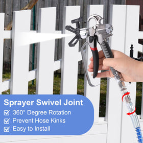 Gyfent 1/4 inch hose connector ensures secure, leak-free setup