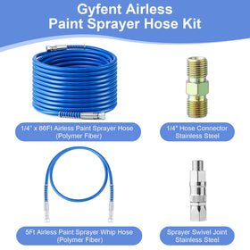 Gyfent 5ft whip hose improves manoeuvrability during spraying.