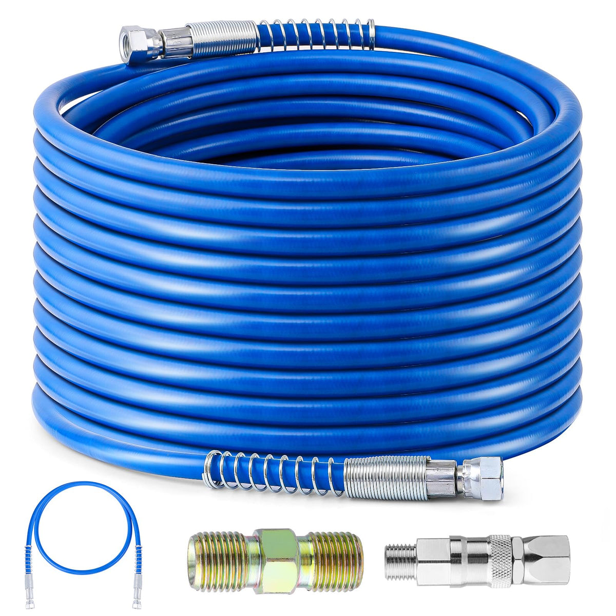Gyfent 66ft airless sprayer hose extends reach for larger painting projects.