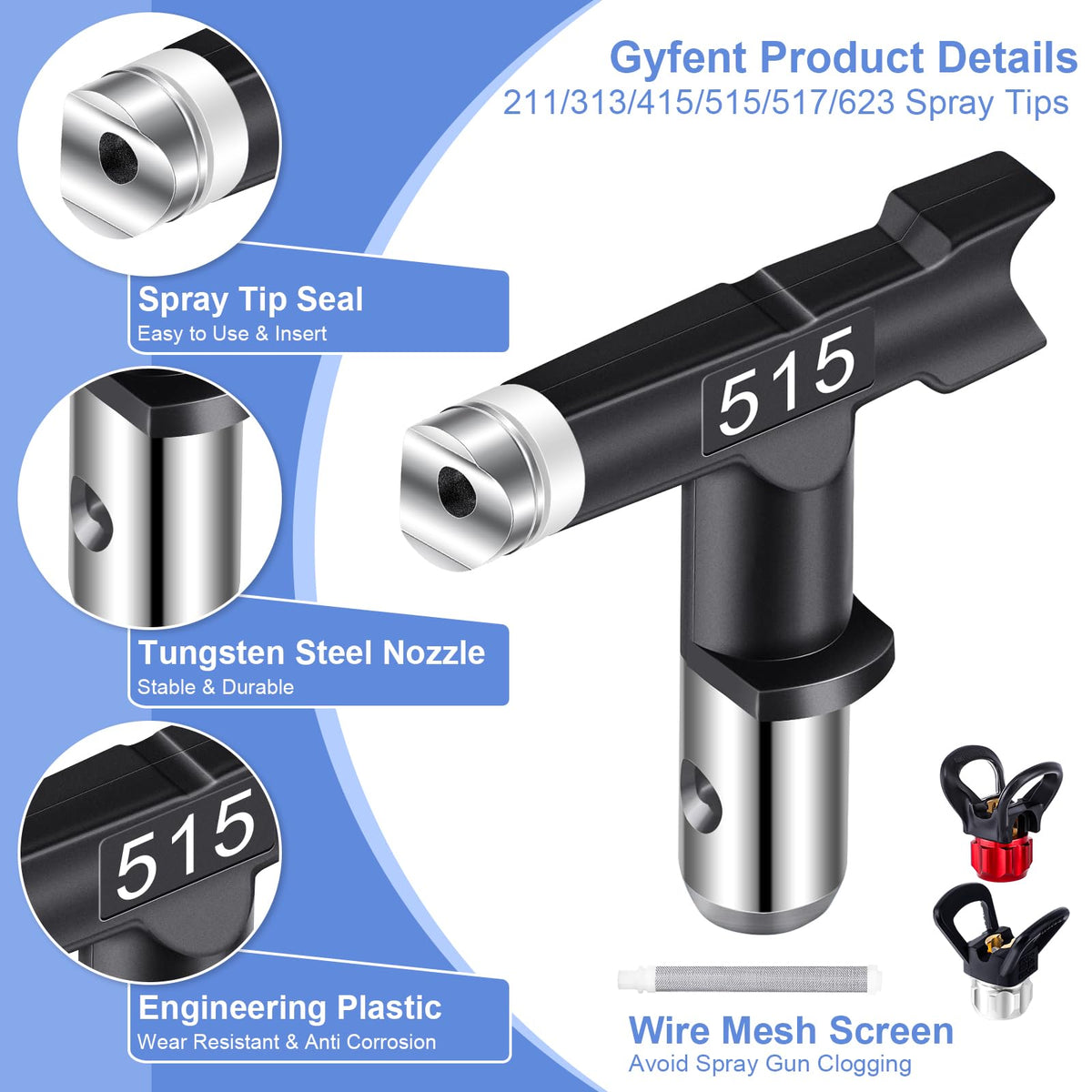 Gyfent extension rods extend reach to ceilings and edges