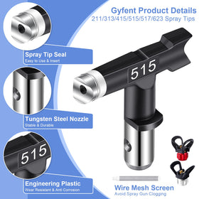 Gyfent extension rods extend reach to ceilings and edges