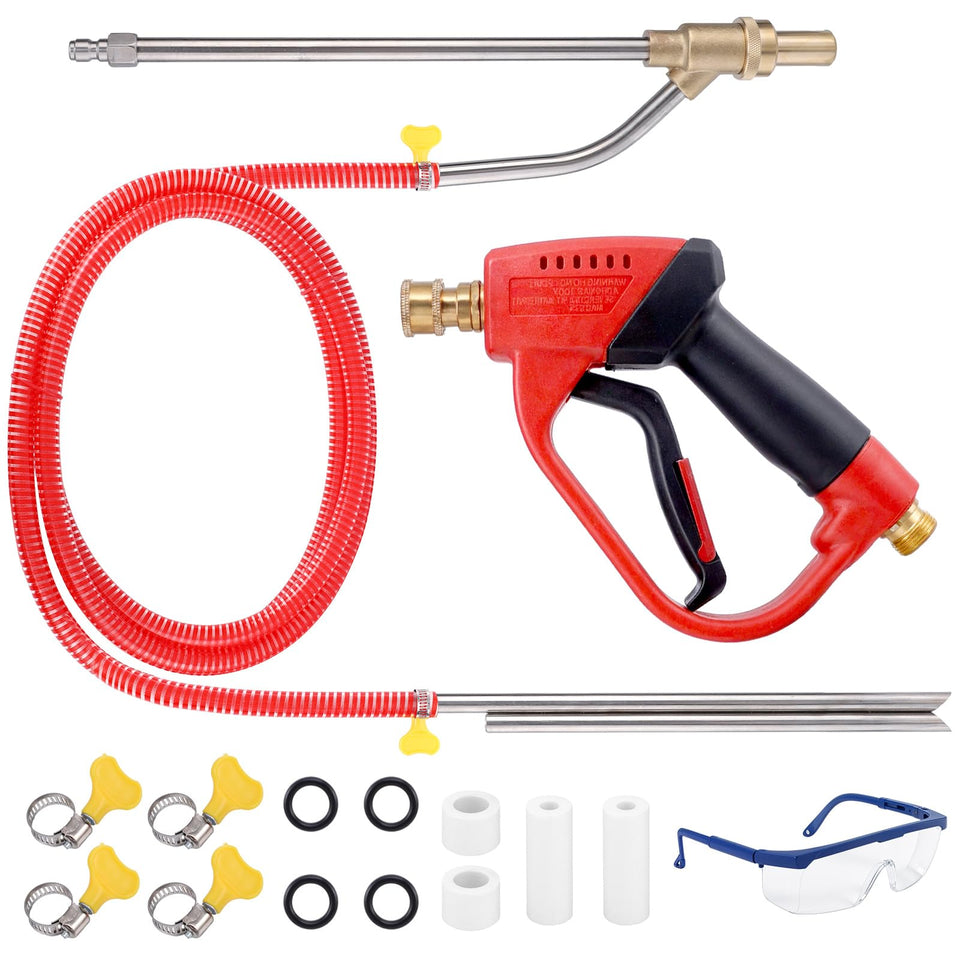Gyfent pressure washer sand gun blaster kit for versatile rust and paint removal.