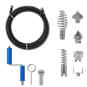 GYHMTOO drain snake with drill attachment for fast, controlled clog access.