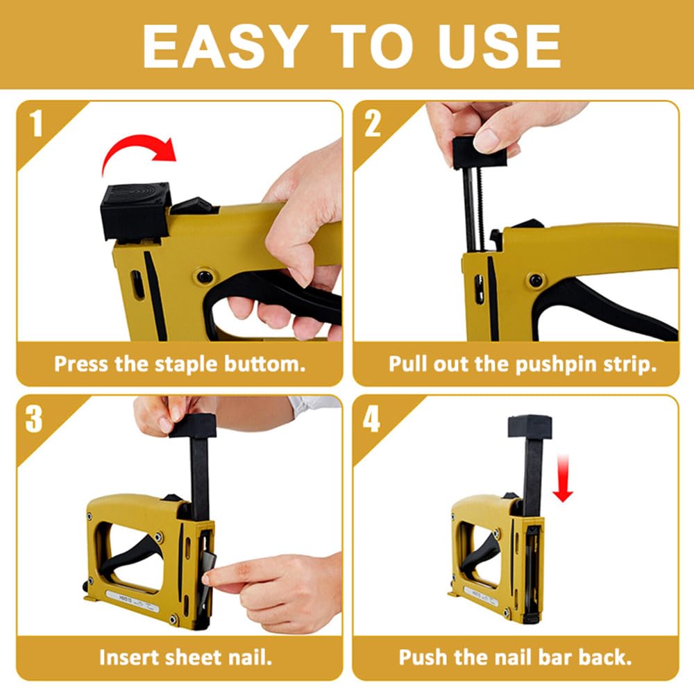 GYKLE Rubberized grip framing tool offers comfortable handling.