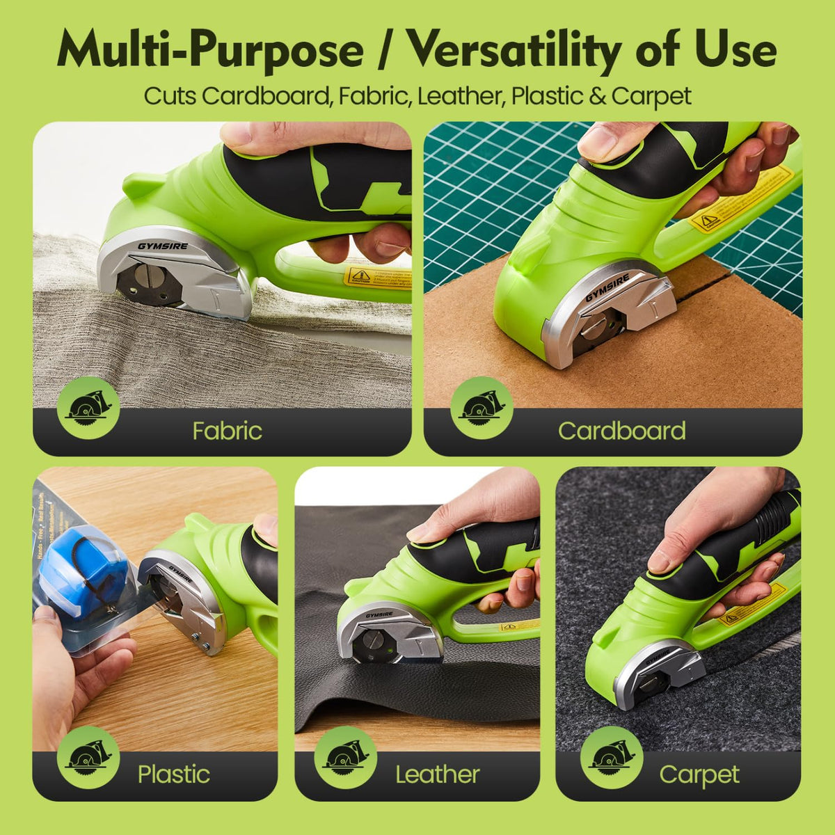 Gymsire storage bag keeps your tool and blade organized.