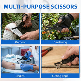 Gymsire medical trauma shears with ring cutter for quick adaptations.