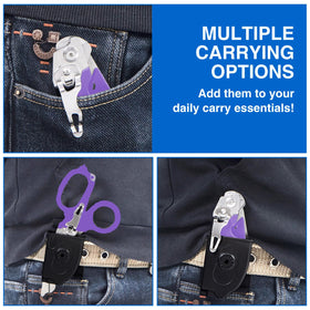 Gymsire survival shears demonstrated in action for multi‑purpose cuts