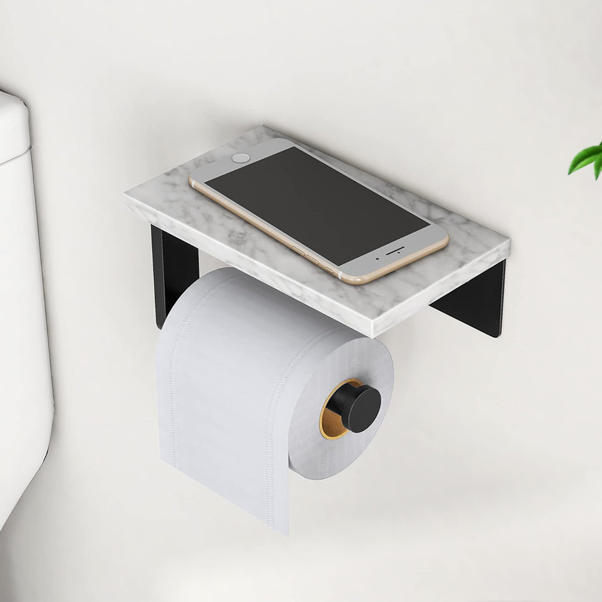 Gypie shelf displays small items like phone and keys neatly.