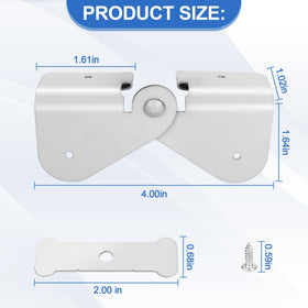 GYPNS downspout hinge for rectangle or square compatibility enhances installation flexibility.