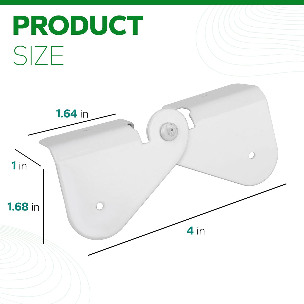 Stainless steel gutter hinge by GYPNS adds flexible support for extensions