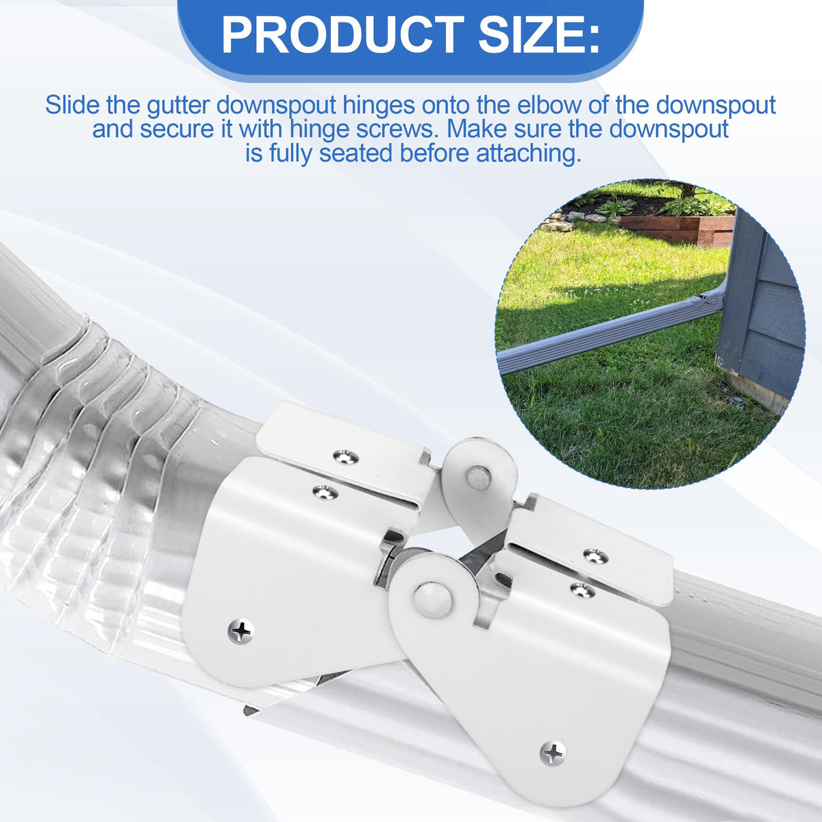 GYPNS stainless steel hinge provides durable, flexible support for outdoors.