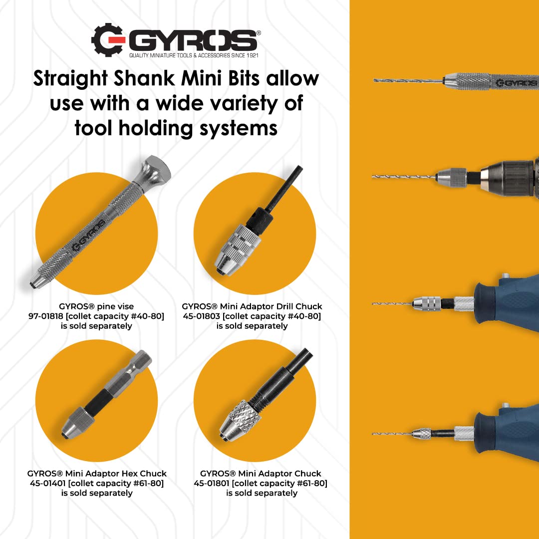 Gyros case with imprinted gauge guide for quick sizing.