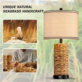GyroVu wicker lamps complement coastal and natural decor schemes