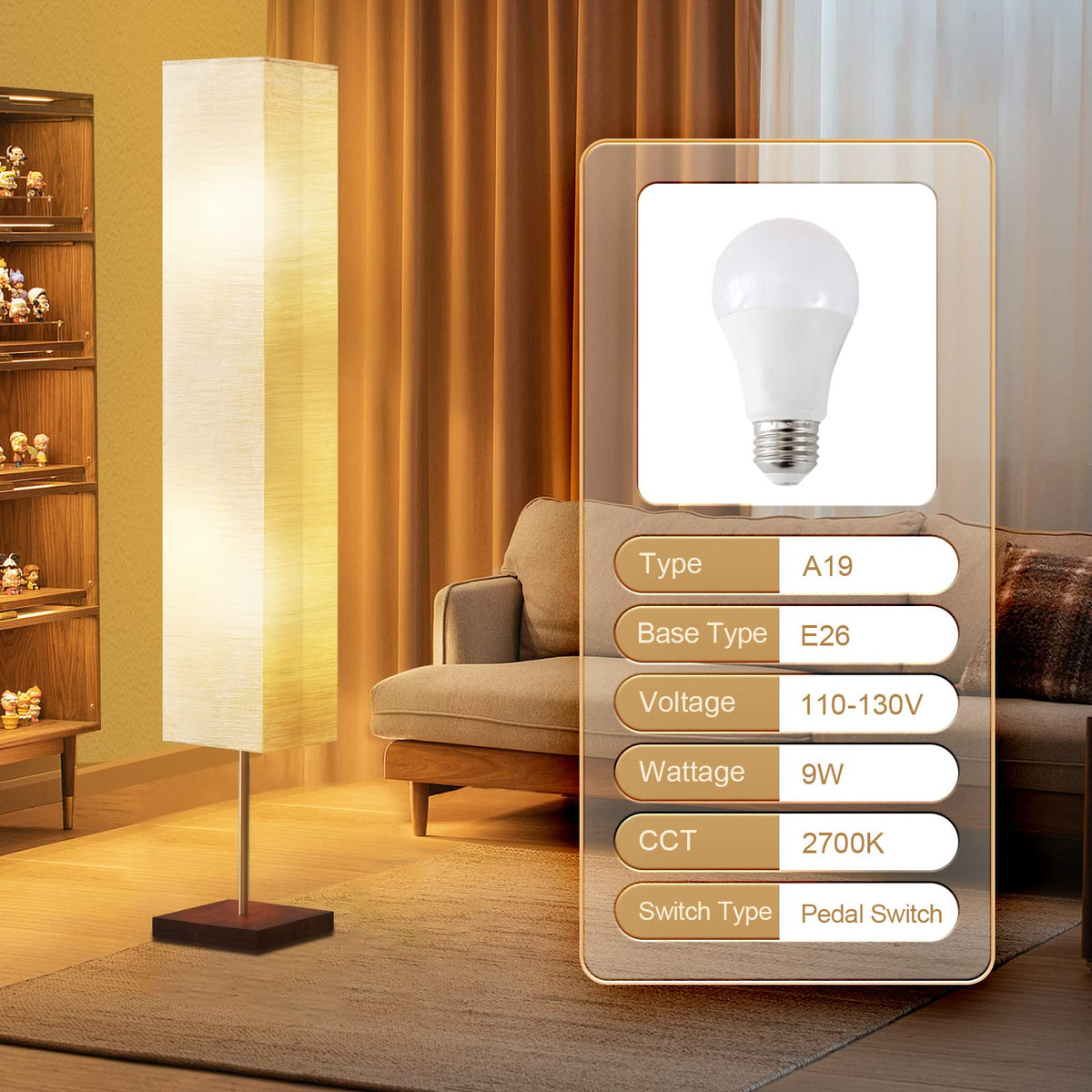 GyroVu lamp set to 6000K white light for crisp task lighting.