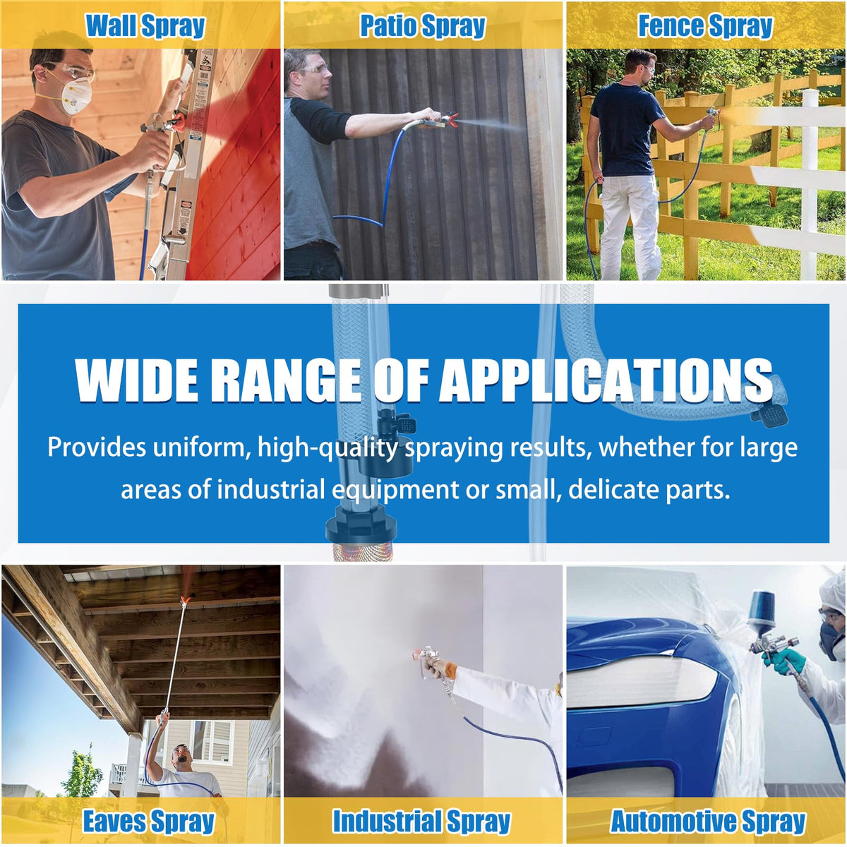 GYUTONG suction tube kit clamps ensure quick, secure connections.