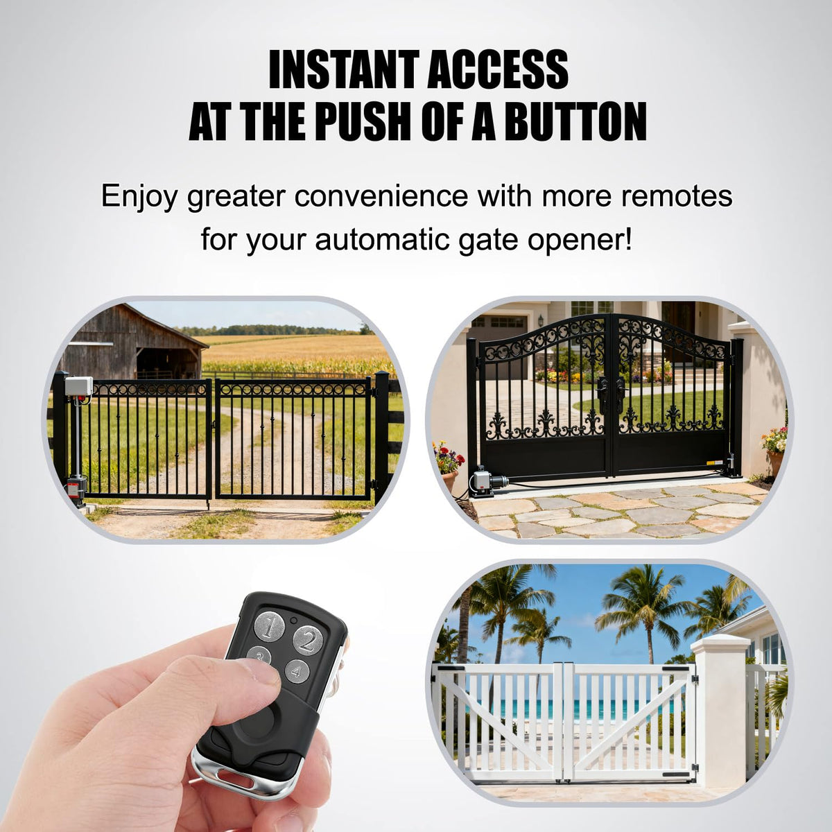 Gyxel gate remote easy programming for JUJIANG or GYXEL openers