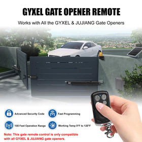 Gyxel gate remote sliding cover protecting buttons during storage