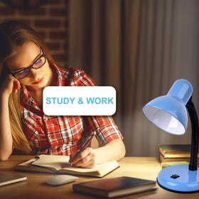 GZGLUZ desk lamp suited for office, dorm, or study areas