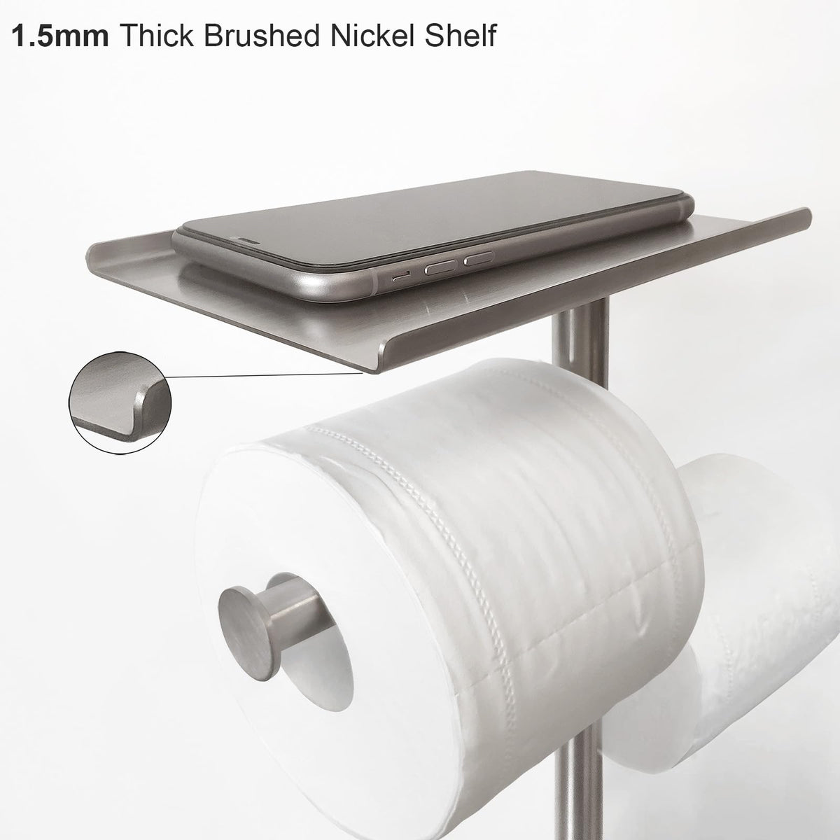 GZILA brushed-nickel finish adds modern style and durability.