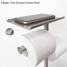 GZILA brushed-nickel finish adds modern style and durability.