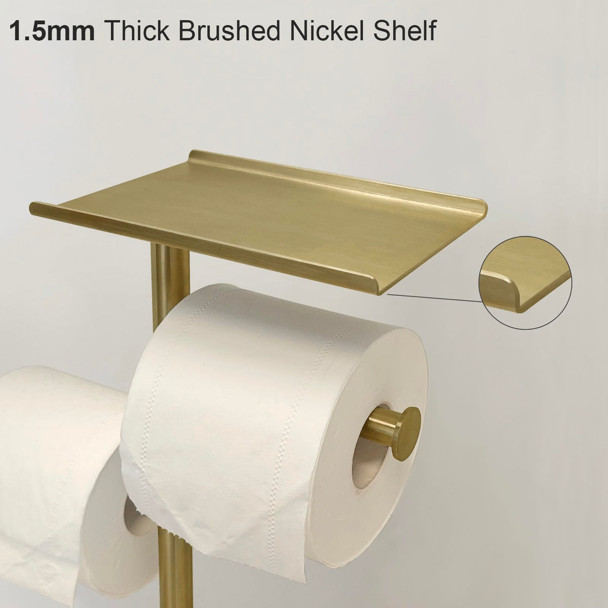GZILA heavy-weight marble base anchors the freestanding unit securely.
