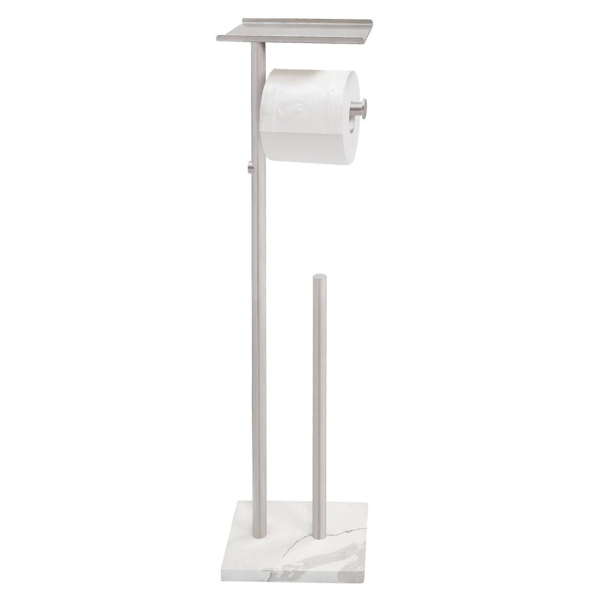 GZILA marble-base toilet paper holder for stable, stylish bathroom organization.