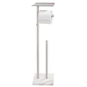 GZILA marble-base toilet paper holder for stable, stylish bathroom organization.