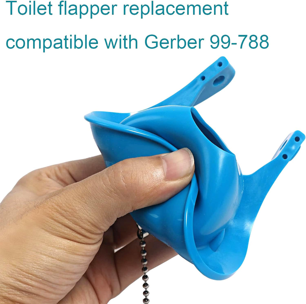 Installation steps showing simple DIY toilet repair