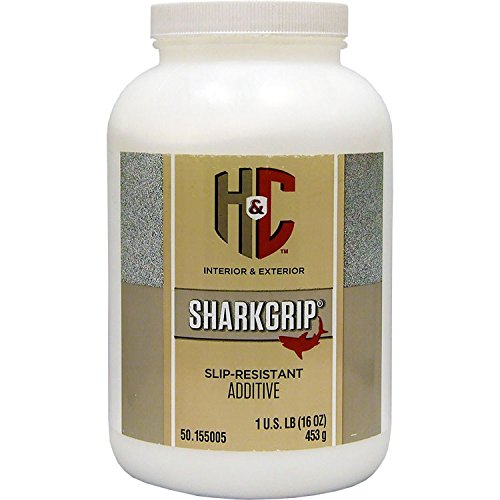 H&C Sharkgrip slip-resistant additive dispensing into coating for better grip.