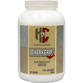 H&C Sharkgrip slip-resistant additive dispensing into coating for better grip.