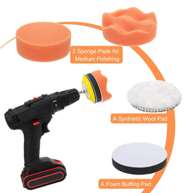 Hacaroa upgraded hook-and-loop backing pad for secure disc changes.