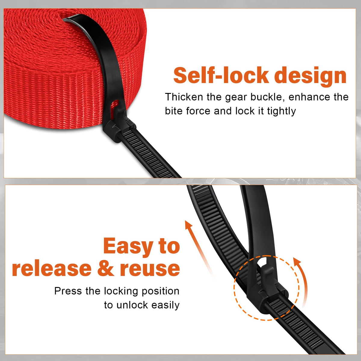 Haccoplanet quick-release handle enables easy tension and release