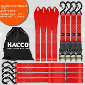 Haccoplanet reinforced webbing with diamond stitching for durability