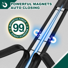 HADOR magnetic mid seam enables hands-free access for busy homes.