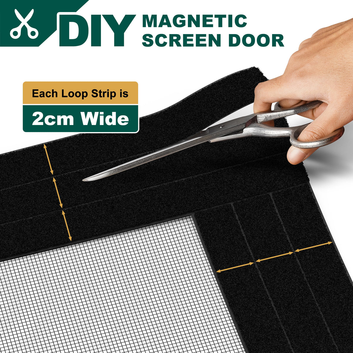 HADOR windproof hasp close-up secures the panel against gusts.