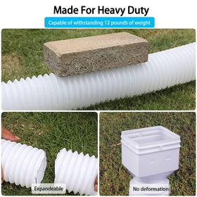 HAHOME durable PE material prevents creases and cracks in harsh weather.