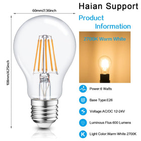 Haian Support 12-24V AC/DC compatibility supports versatile power sources