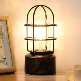 Haian Support antique desk lamp highlights durable iron construction.