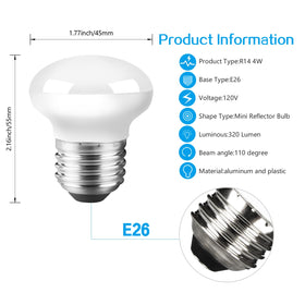 Haian Support dimmable R14 LED 3000K for mood lighting