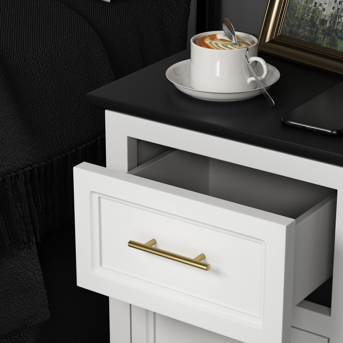 Haidms arc-rounded edge pulls prevent sharp corners while delivering easy daily use